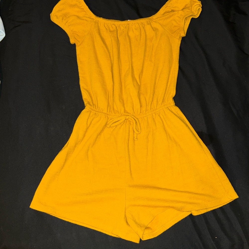 Yellow One Piece Romper